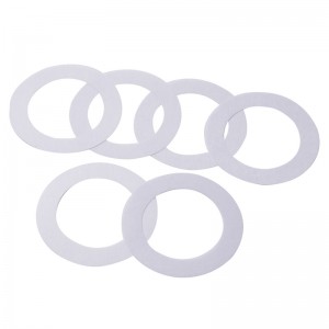 東莞BOPU卸売DMの絶縁紙白絶縁ガスケット0.2mmラウンド薄い絶縁紙