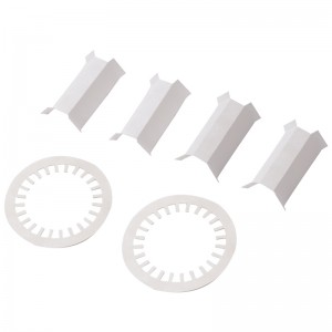 Dupont Nomex T410の絶縁紙の難燃性の白い絶縁紙の温度抵抗力があるかつ折りたたみ紙成形